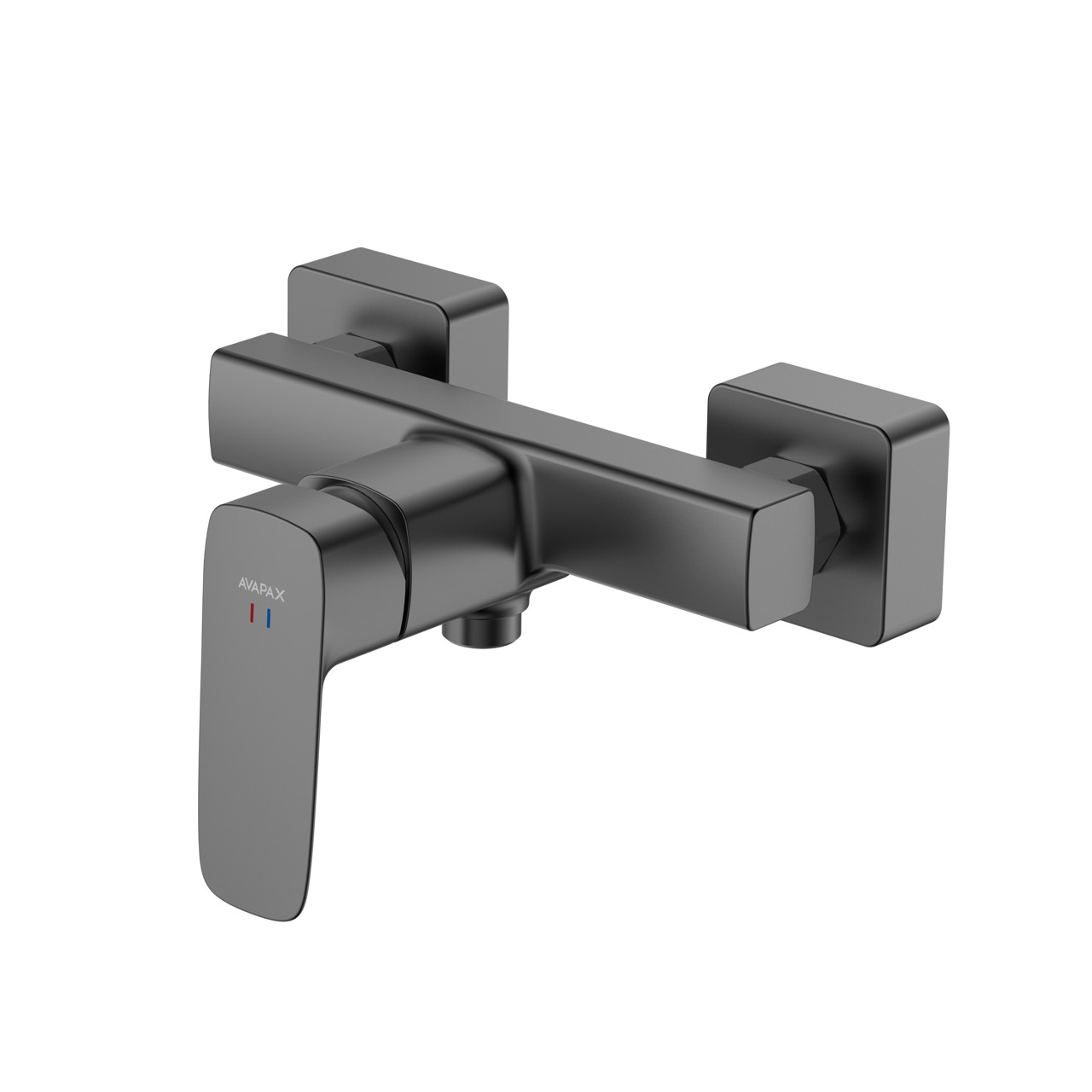AVAPAX QANIX Bateria prysznicowa gun metal