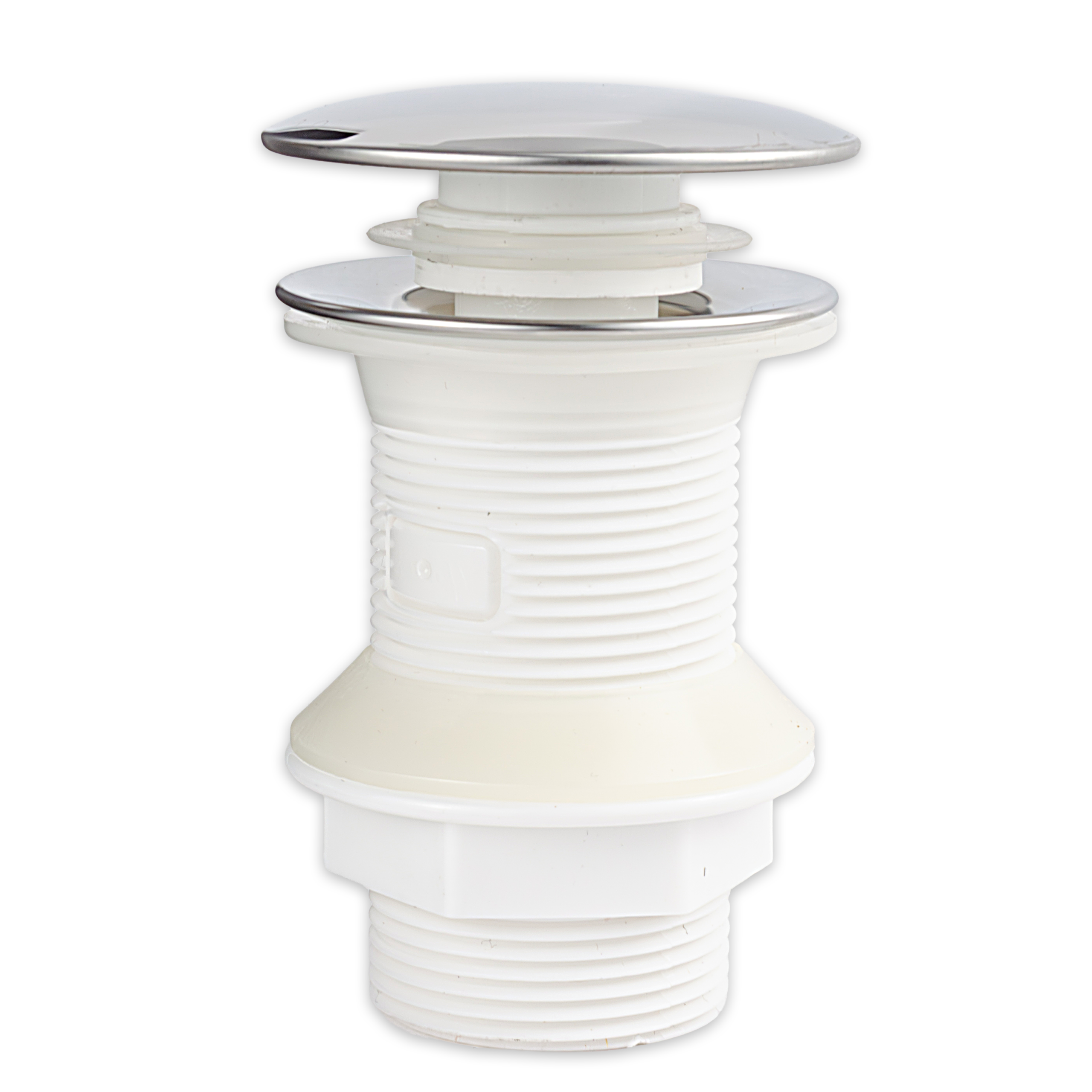 AVAPAX HYDRONE Korek Click Clack do umywalki plastikowy z przelewem chrom