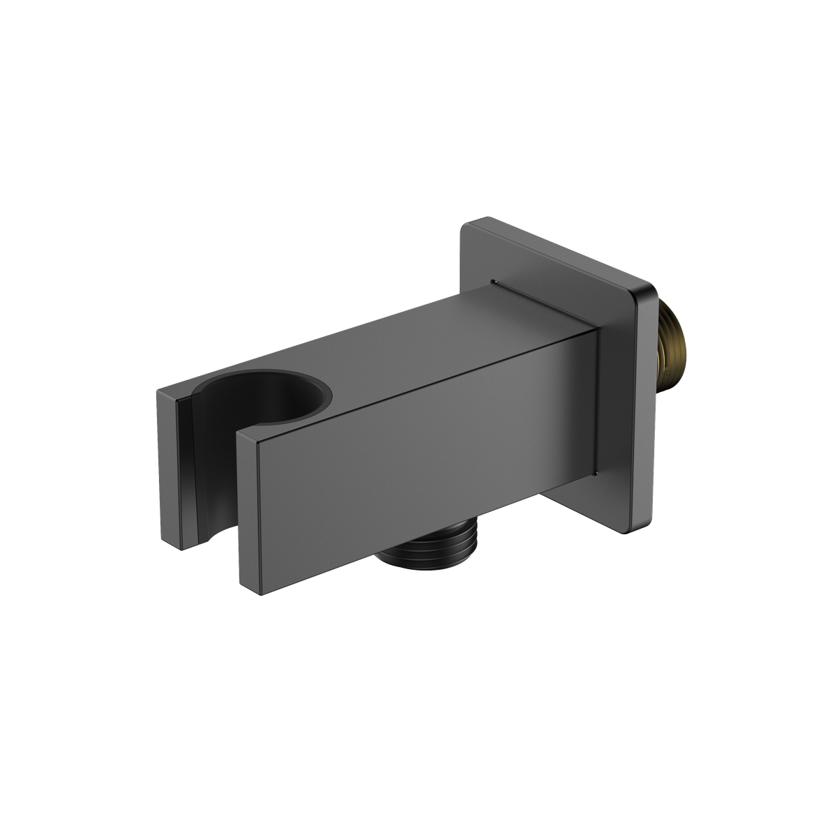 AVAPAX CUBE Przyłącze kątowe z uchwytem na słuchawkę proste gun metal