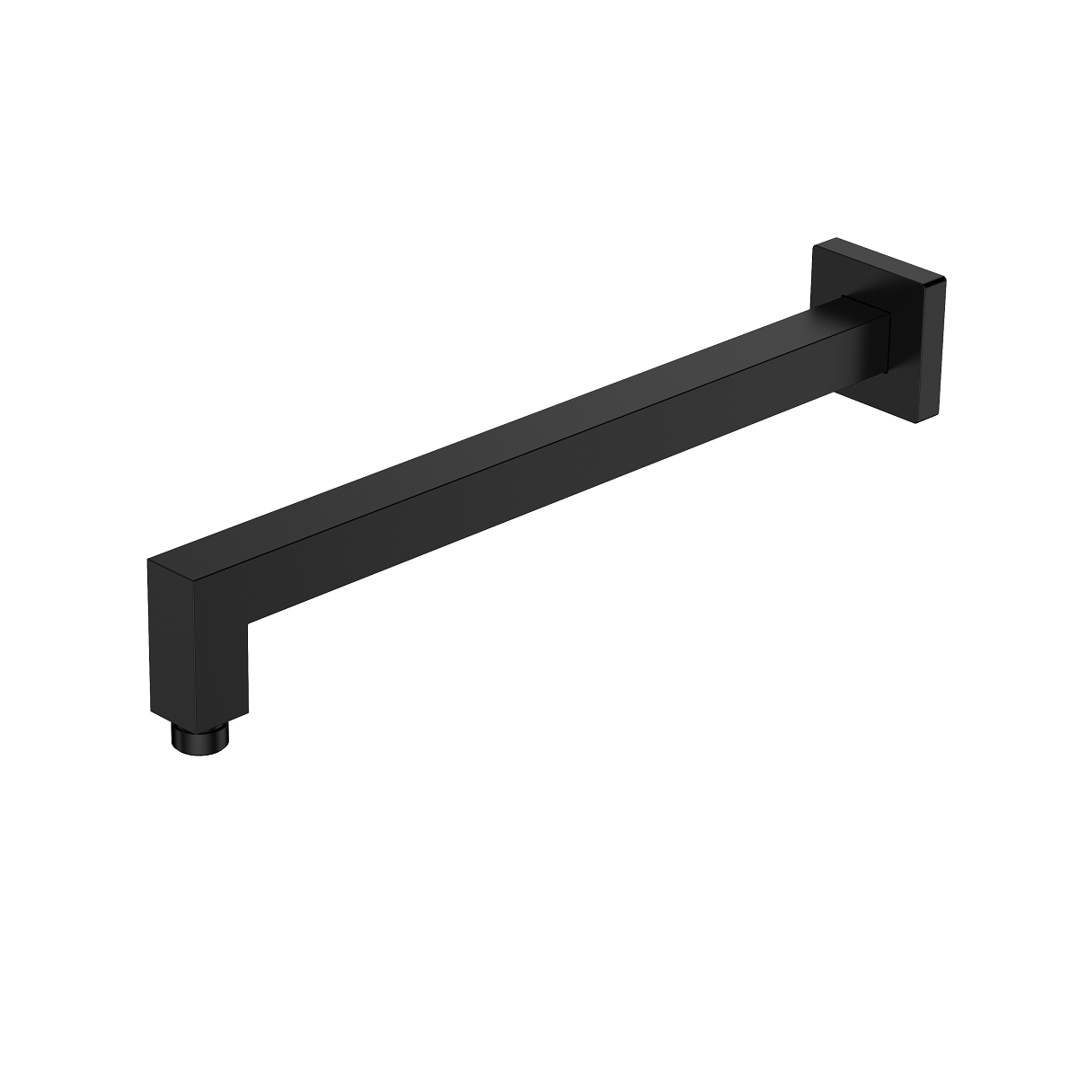 AVAPAX CUBE Ramię natrysku stal nierdzewna 37,7 cm czarny