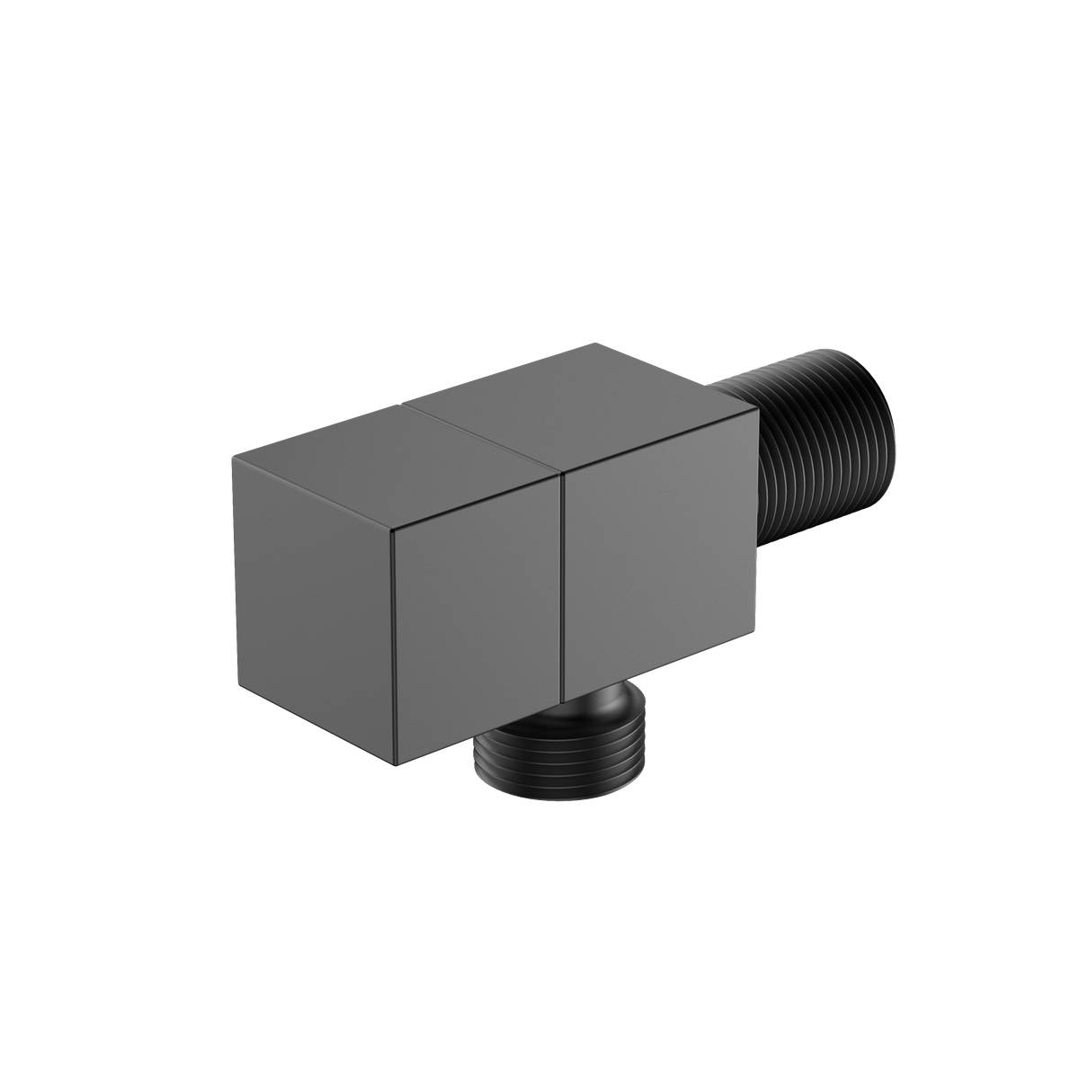 AVAPAX CUBE Zawór kątowy przyłączeniowy 1/2x3/8 mosiężny gun metal