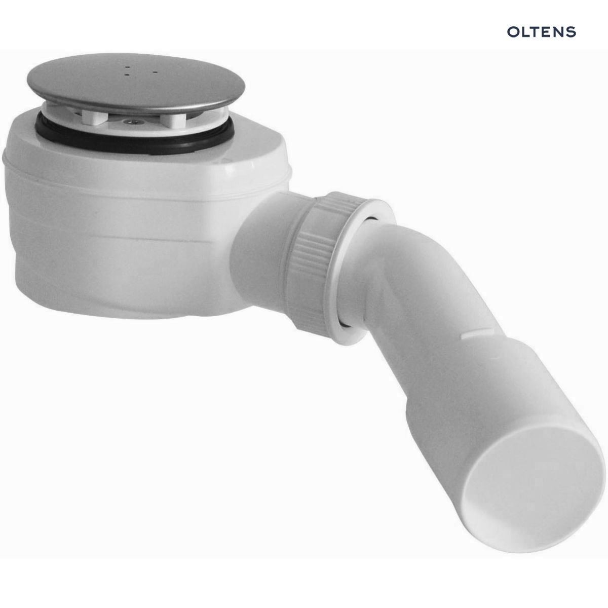Oltens Pite Turbo syfon do brodzika 50 mm plastikowy chrom