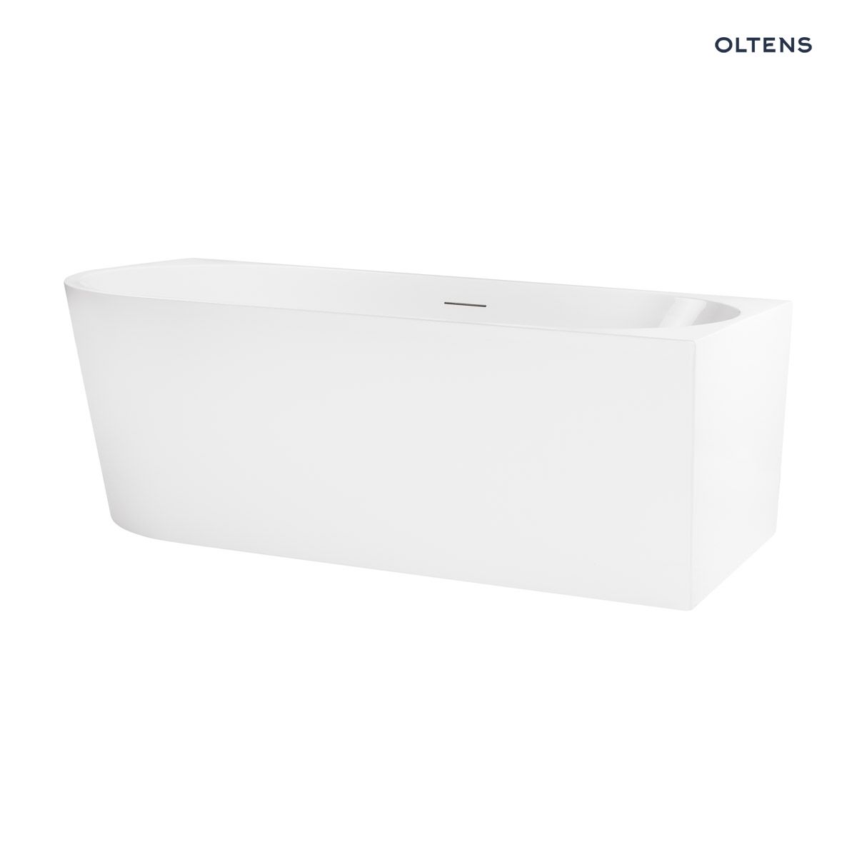 Oltens Delva wanna wolnostojąca 170x80 narożna cm prawa biała