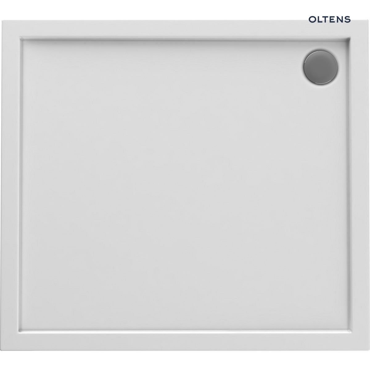 Oltens Superior brodzik 100x80 cm prostokątny akrylowy biały