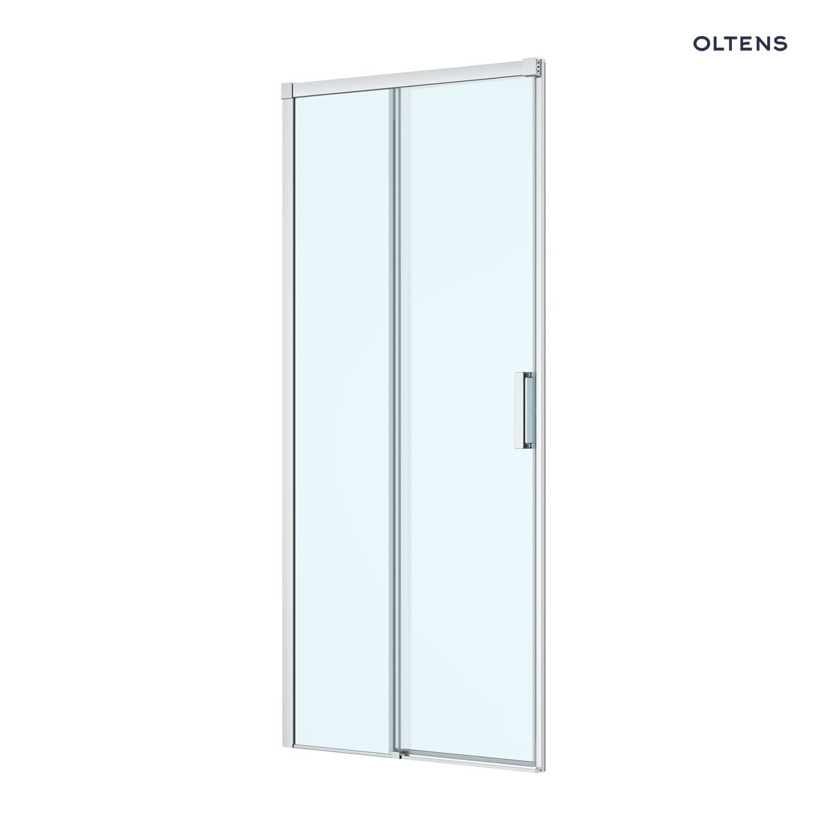 Oltens Breda drzwi prysznicowe 100 cm chrom/szkło przezroczyste