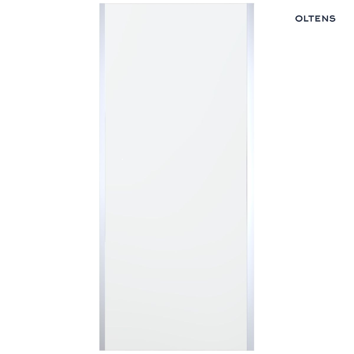 Oltens Fulla ścianka prysznicowa 90 cm boczna do drzwi chrom błyszczący/szkło przezroczyste