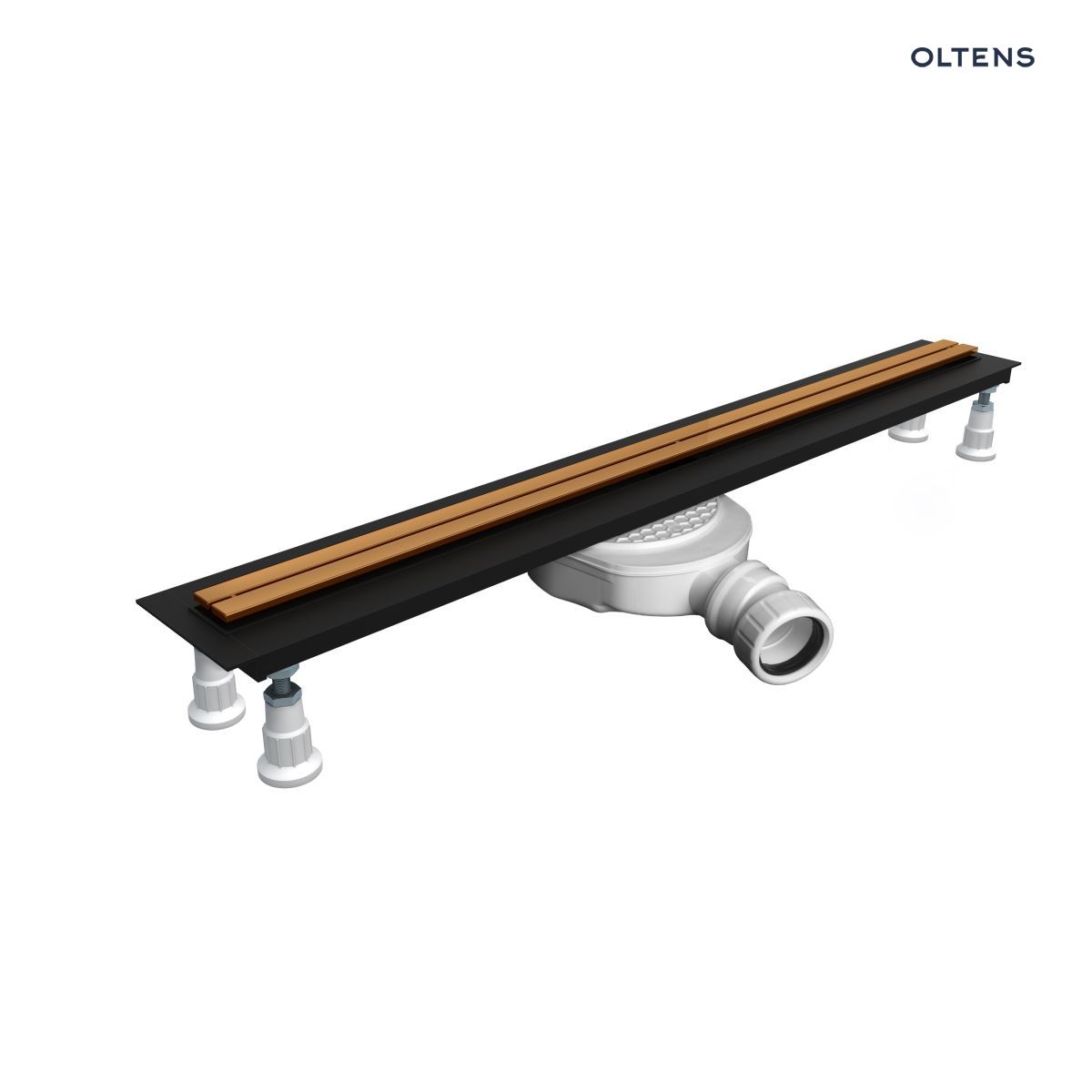 Oltens Langan Slim odpływ prysznicowy liniowy 60 cm miedź połysk/miedź szczotkowana