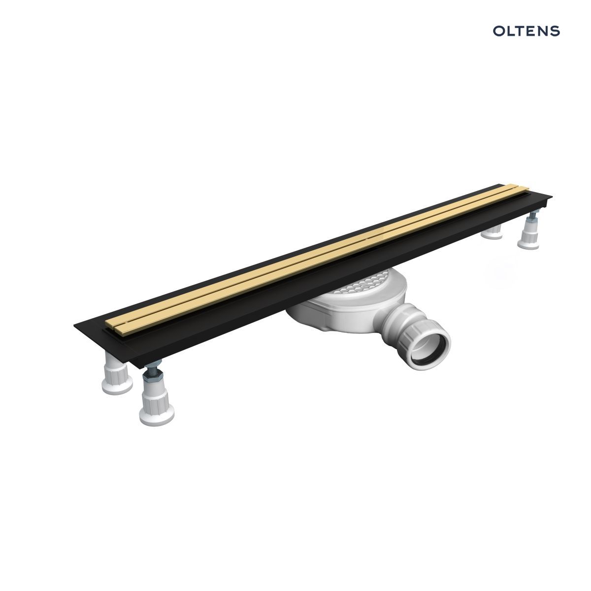 Oltens Langan Slim odpływ prysznicowy liniowy 70 cm złoto połysk/złoto szczotkowane