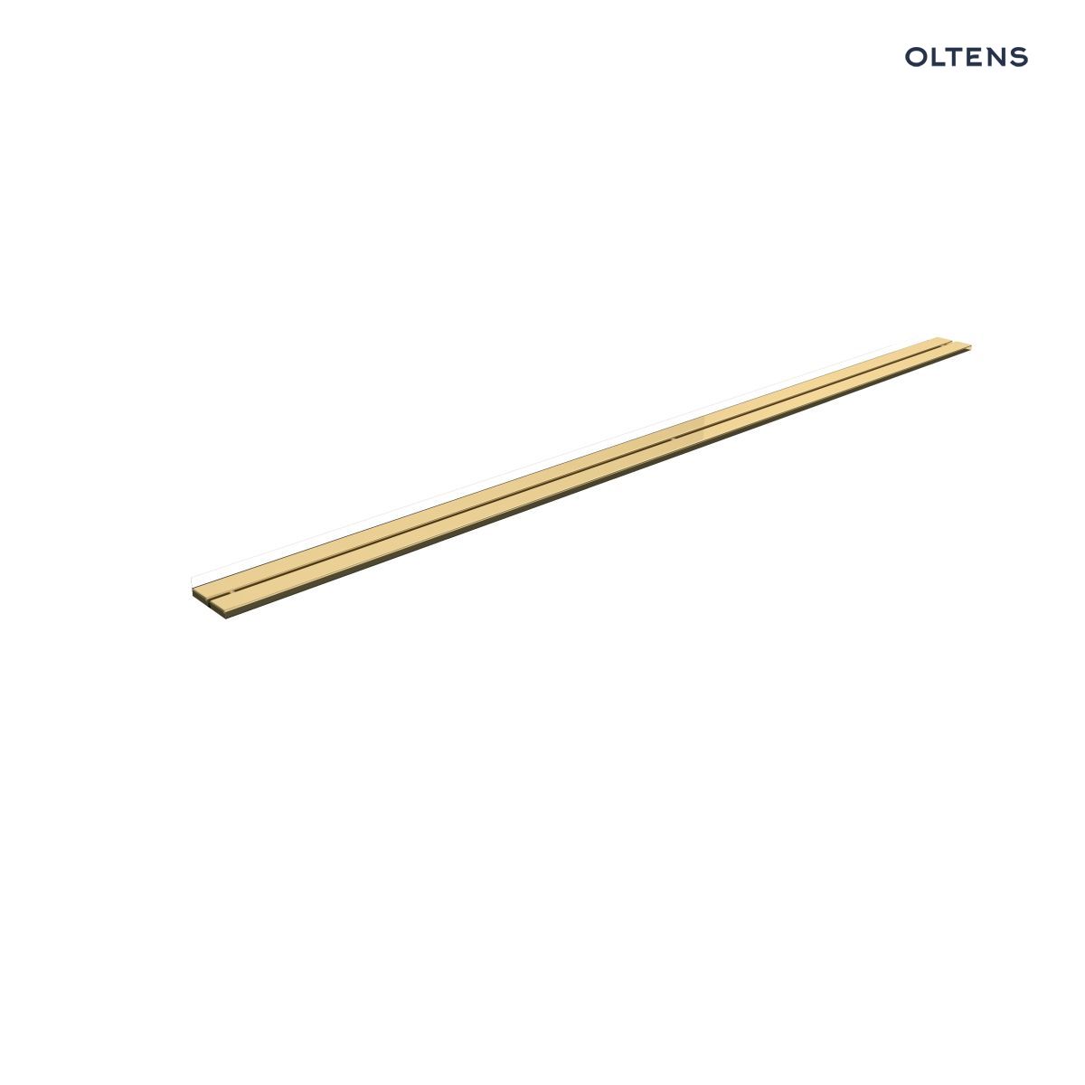 Oltens Langan Slim 80 maskownica odpływu prysznicowego liniowego złoto połysk/złoto szczotkowane
