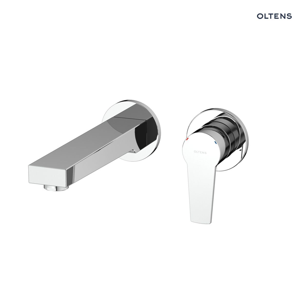 Oltens Jog bateria umywalkowa podtynkowa kompletna chrom