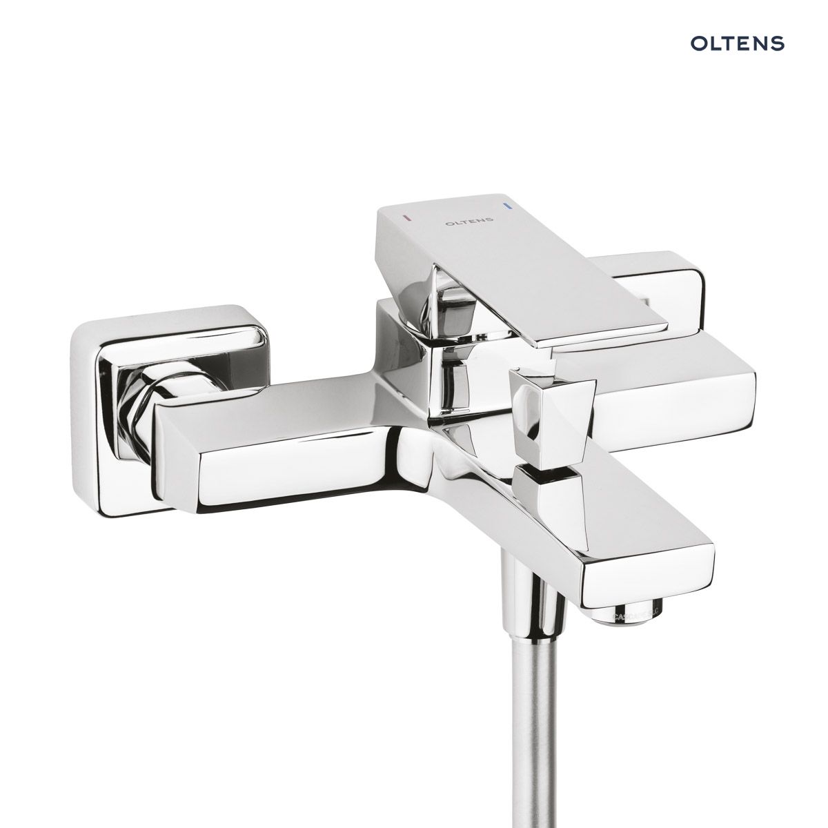 Oltens Gota bateria wannowo-prysznicowa ścienna chrom