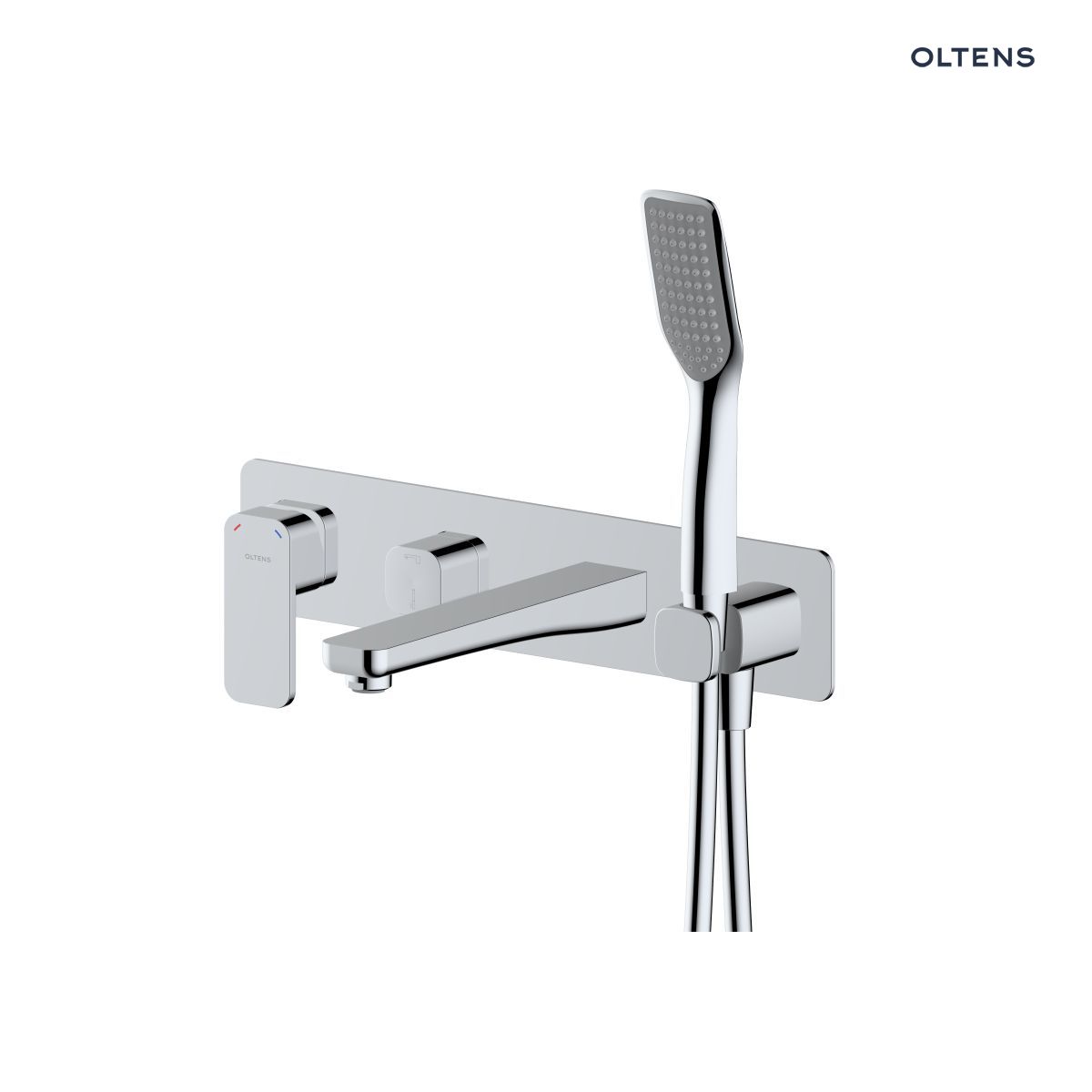 Oltens Hadsel bateria wannowo-prysznicowa podtynkowa 4-otworowa chrom