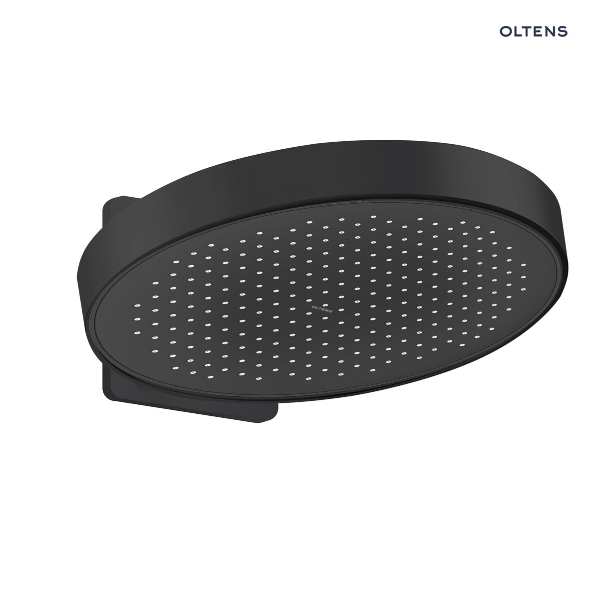 Oltens Regna deszczownica okrągła 32 cm czarny mat