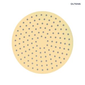 Oltens Atran deszczownica 22 cm okrągła złota
