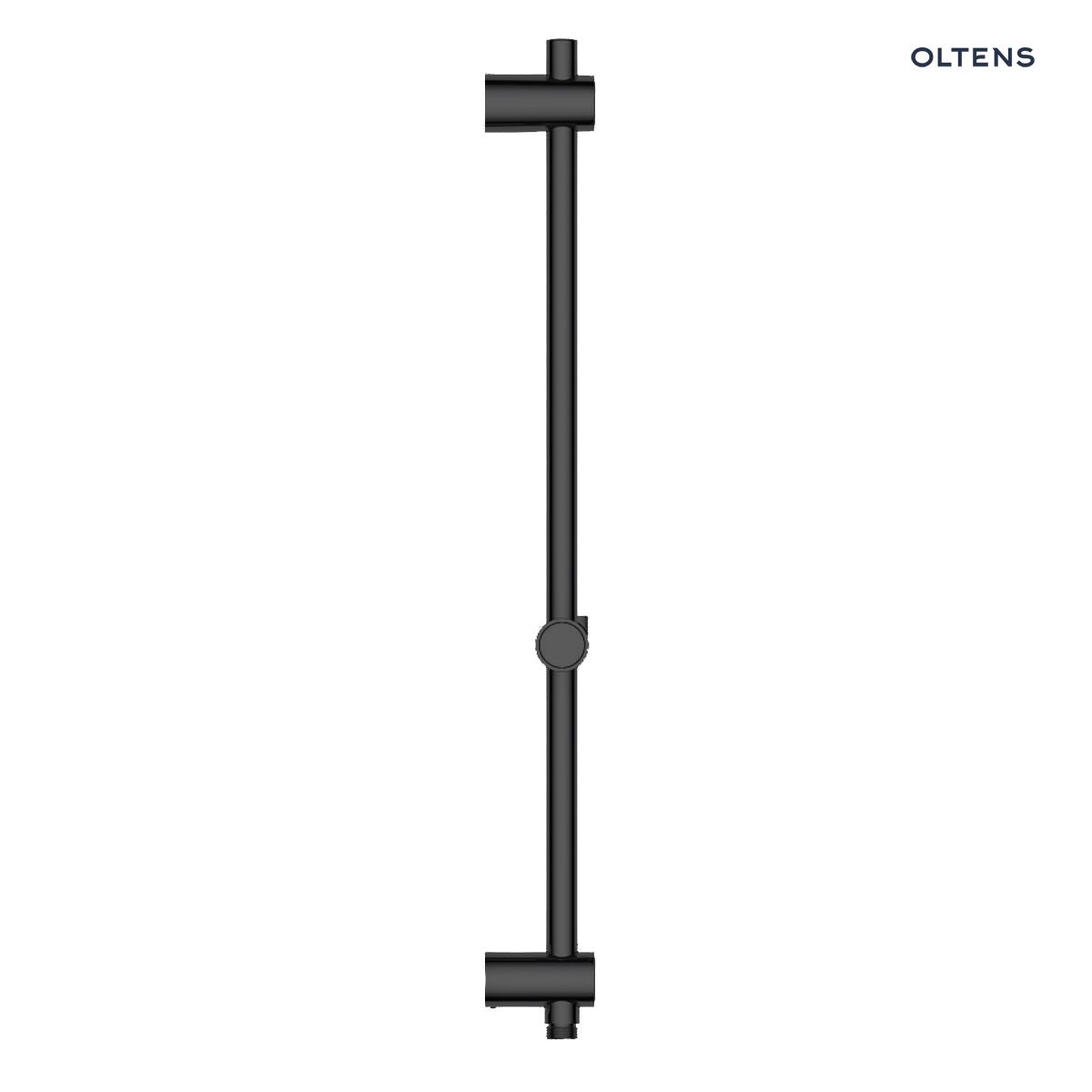 Oltens Alling drążek prysznicowy 60 cm czarny mat