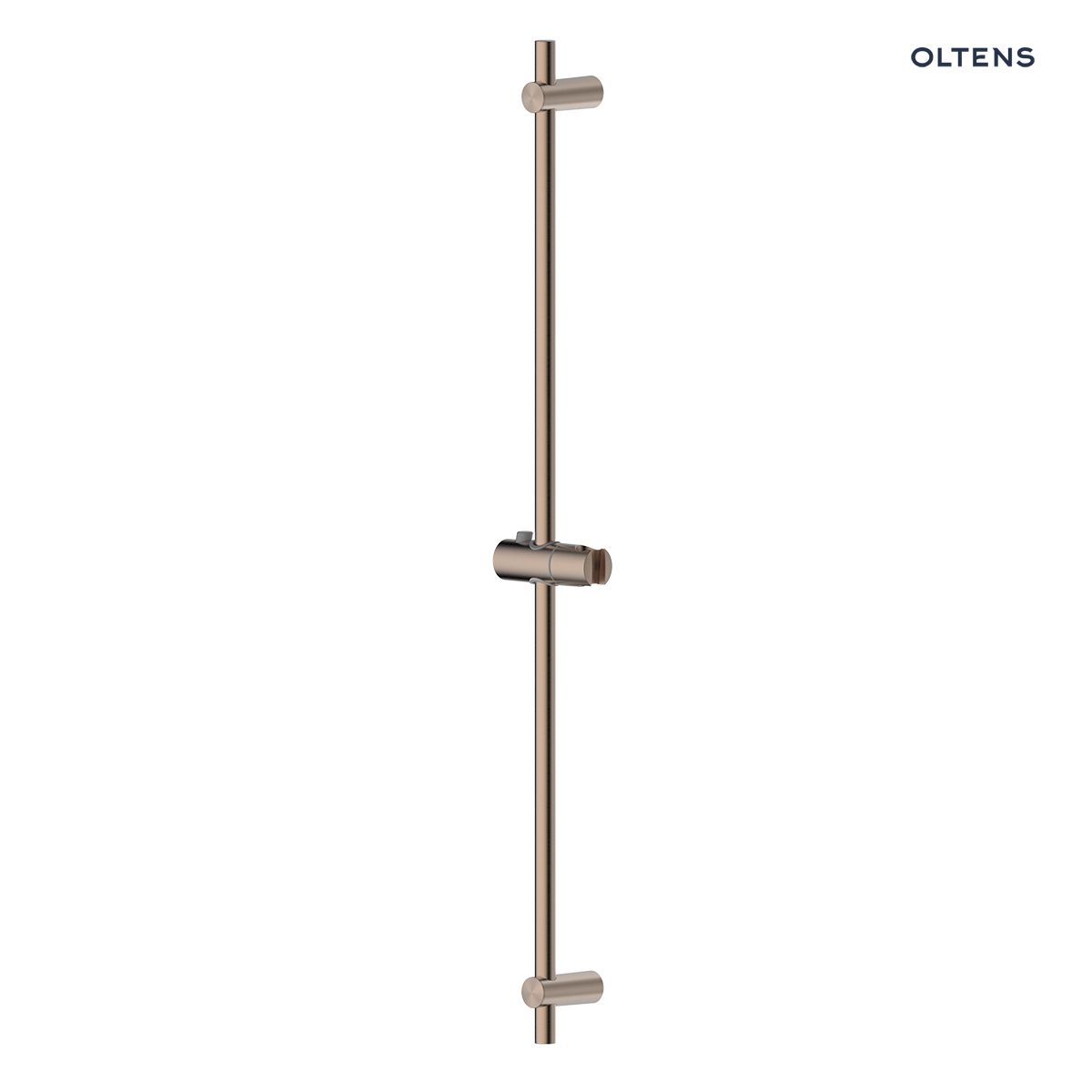 Oltens Alling drążek prysznicowy 60 cm miedź szczotkowana