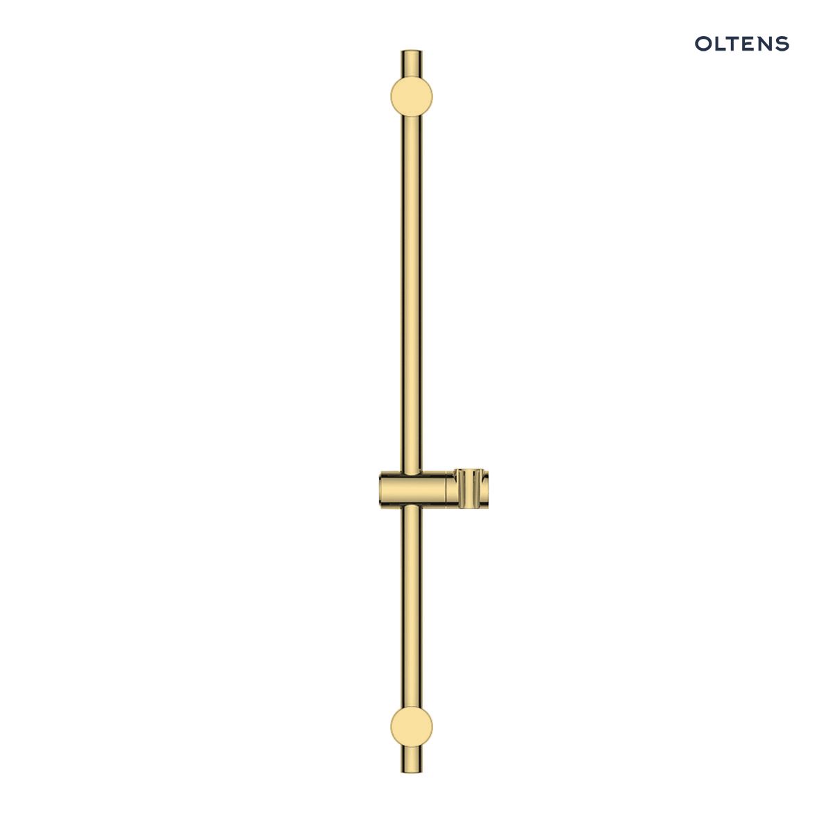 Oltens Alling drążek prysznicowy 60 cm złoty połysk