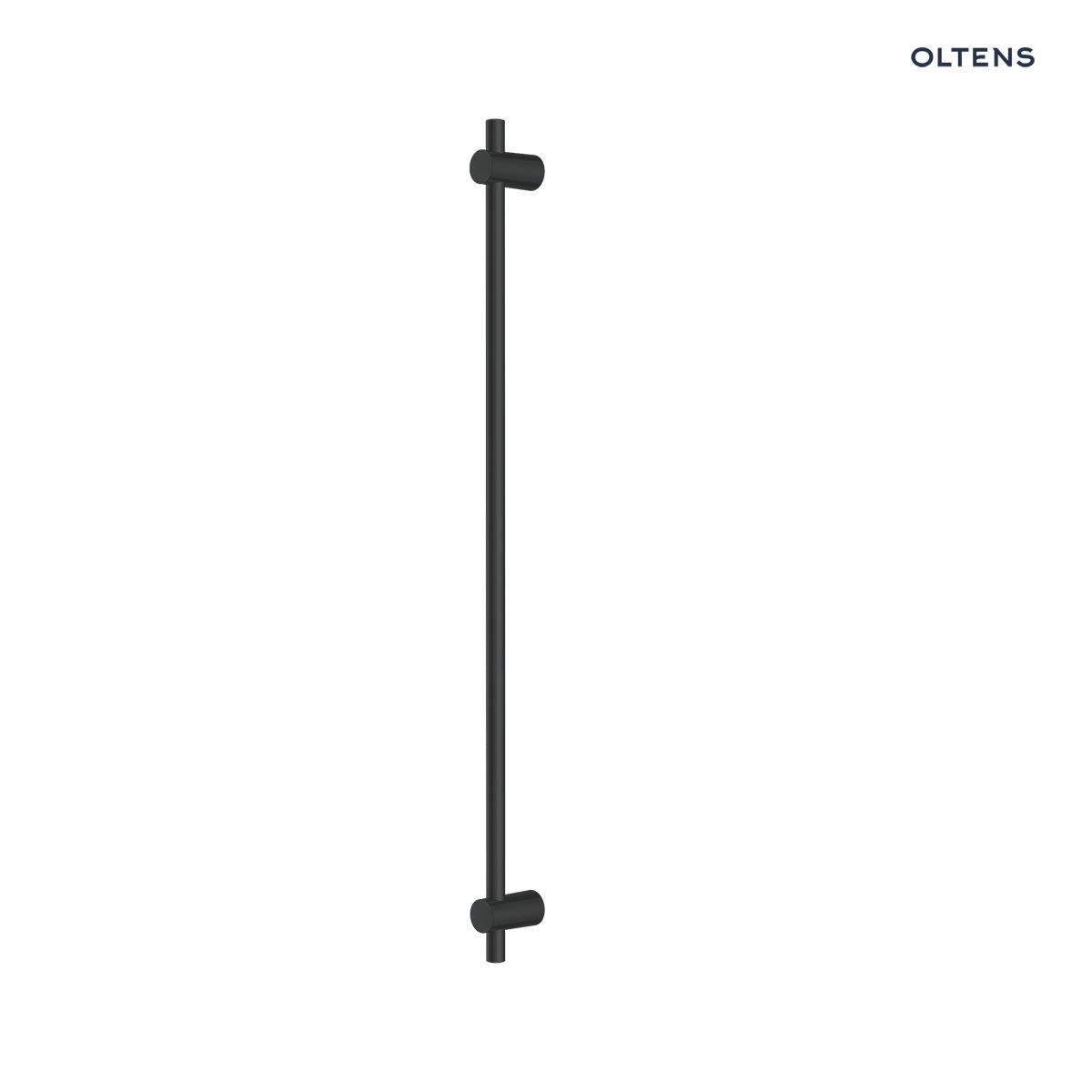 Oltens Alling drążek prysznicowy 90 cm czarny mat