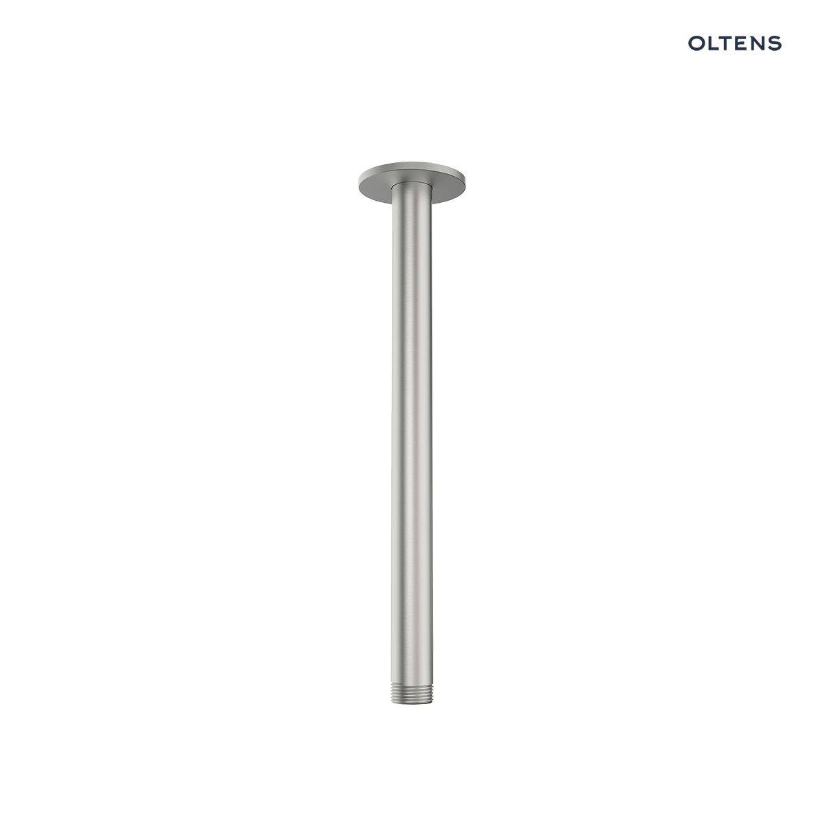 Oltens Aera ramię prysznicowe sufitowe 25 cm nikiel