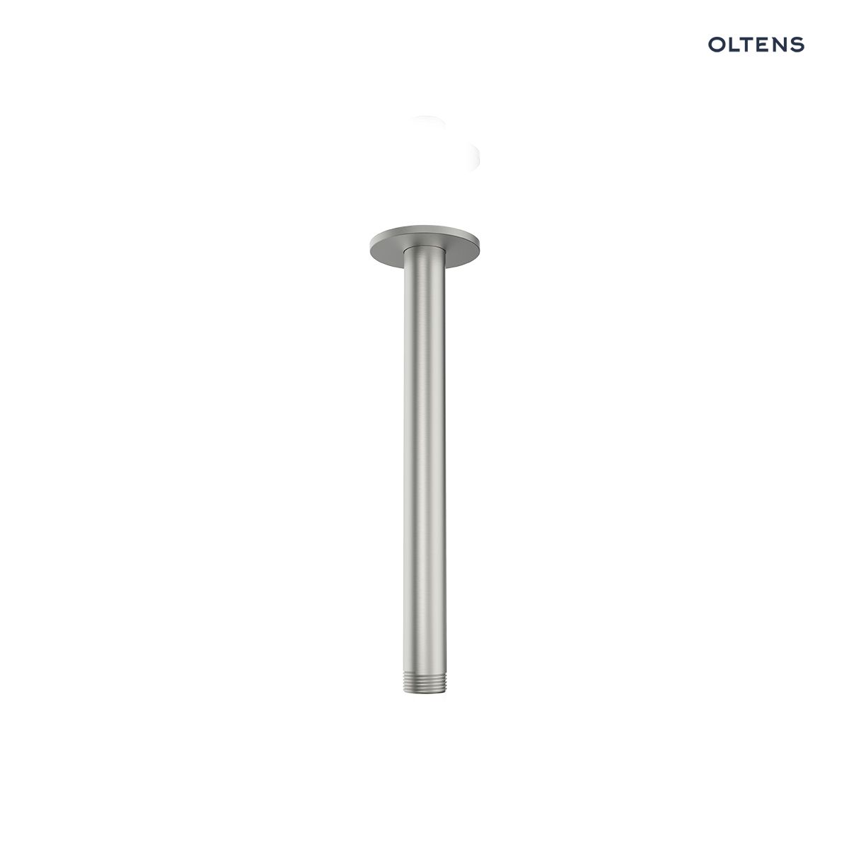 Oltens Aera ramię prysznicowe sufitowe 15 cm nikiel
