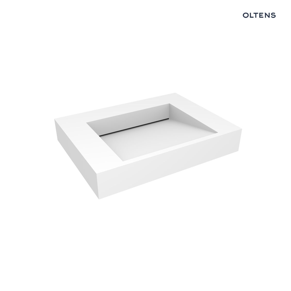 Oltens Stila umywalka 60x45 cm ścienna LavaForm biały mat