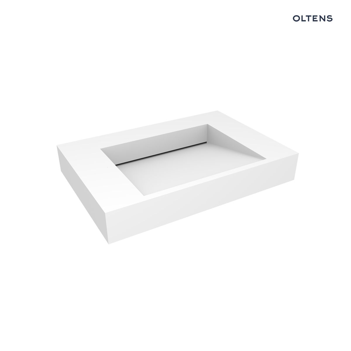Oltens Stila umywalka 80x45 cm ścienna LavaForm biały mat