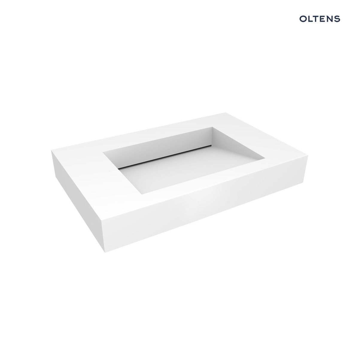 Oltens Stila umywalka 90x45 cm ścienna LavaForm biały mat