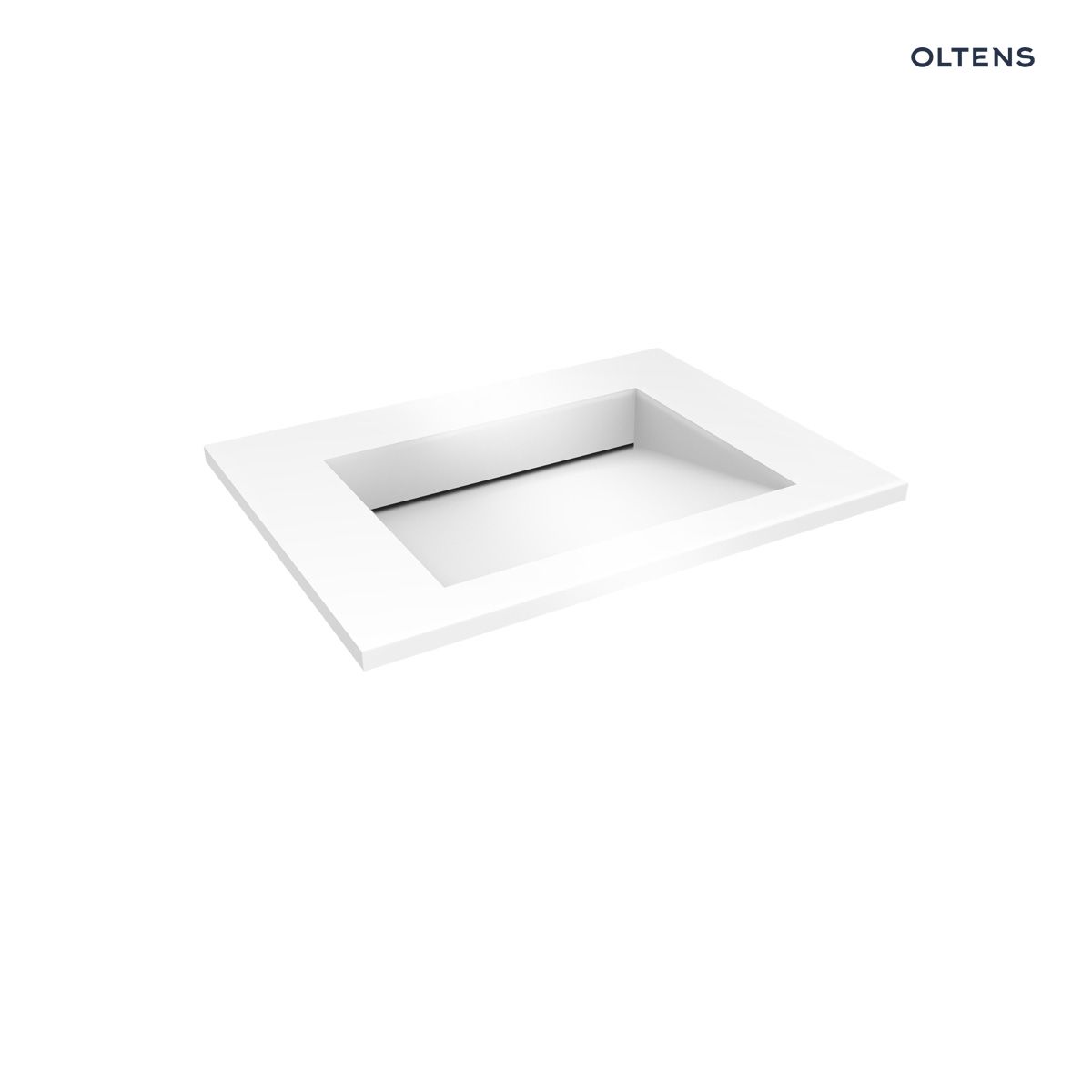 Oltens Stila umywalka 60x45 cm meblowa LavaForm biały mat