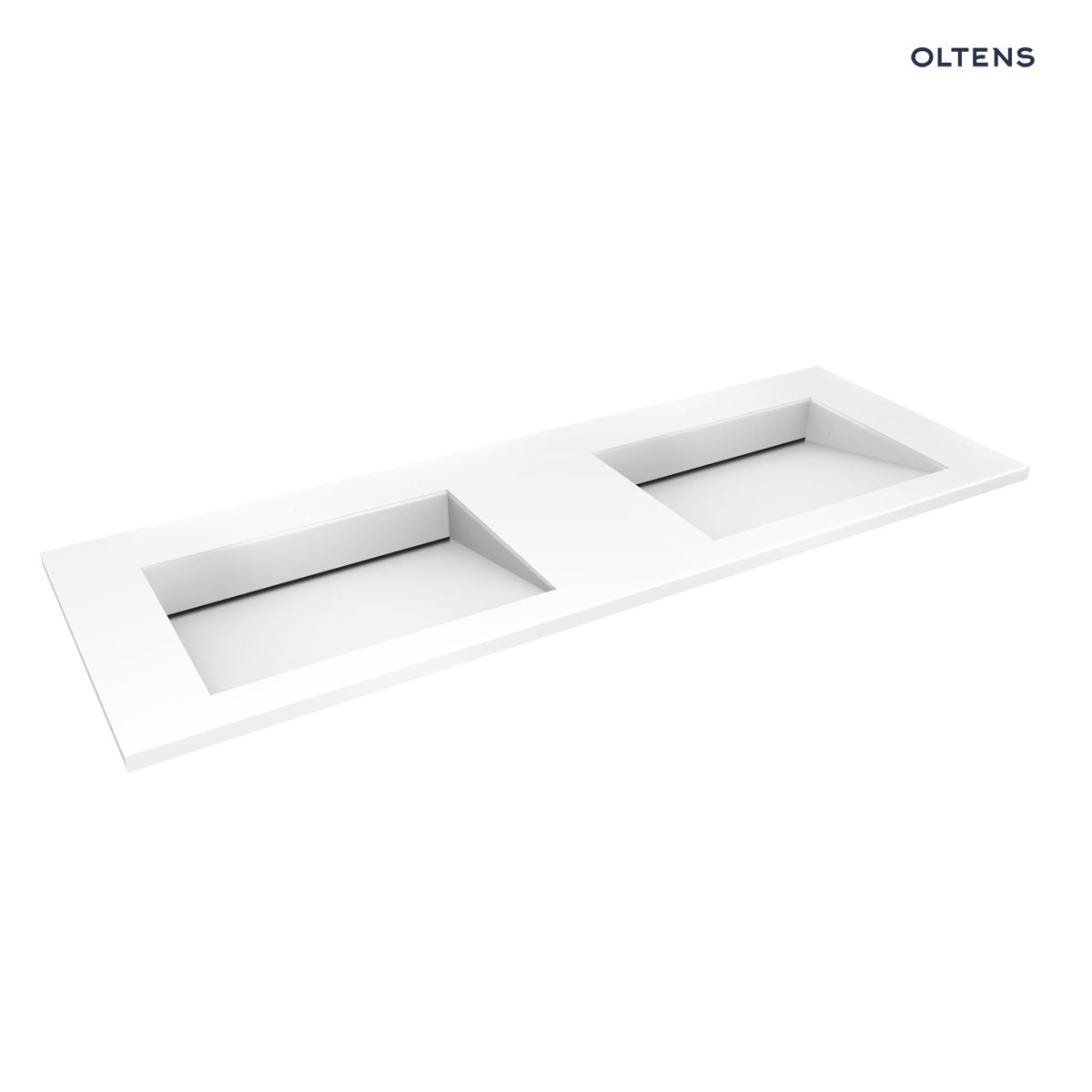Oltens Stila umywalka 140x45 cm meblowa LavaForm biały mat