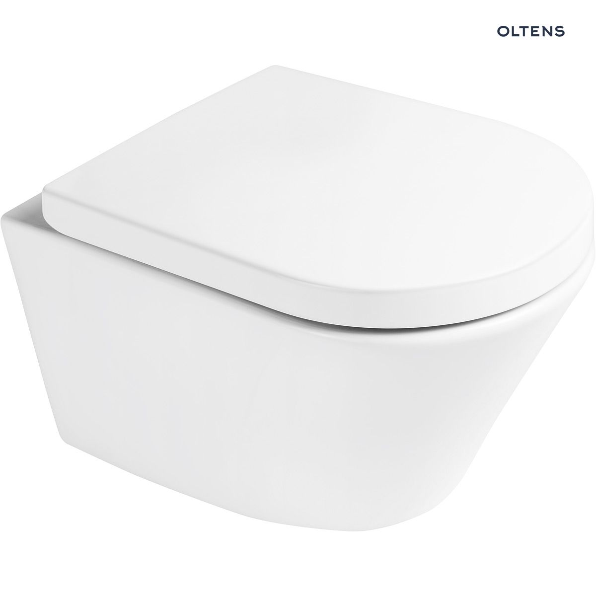 Zestaw Oltens Jog miska WC wisząca PureRim z deską wolnoopadającą
