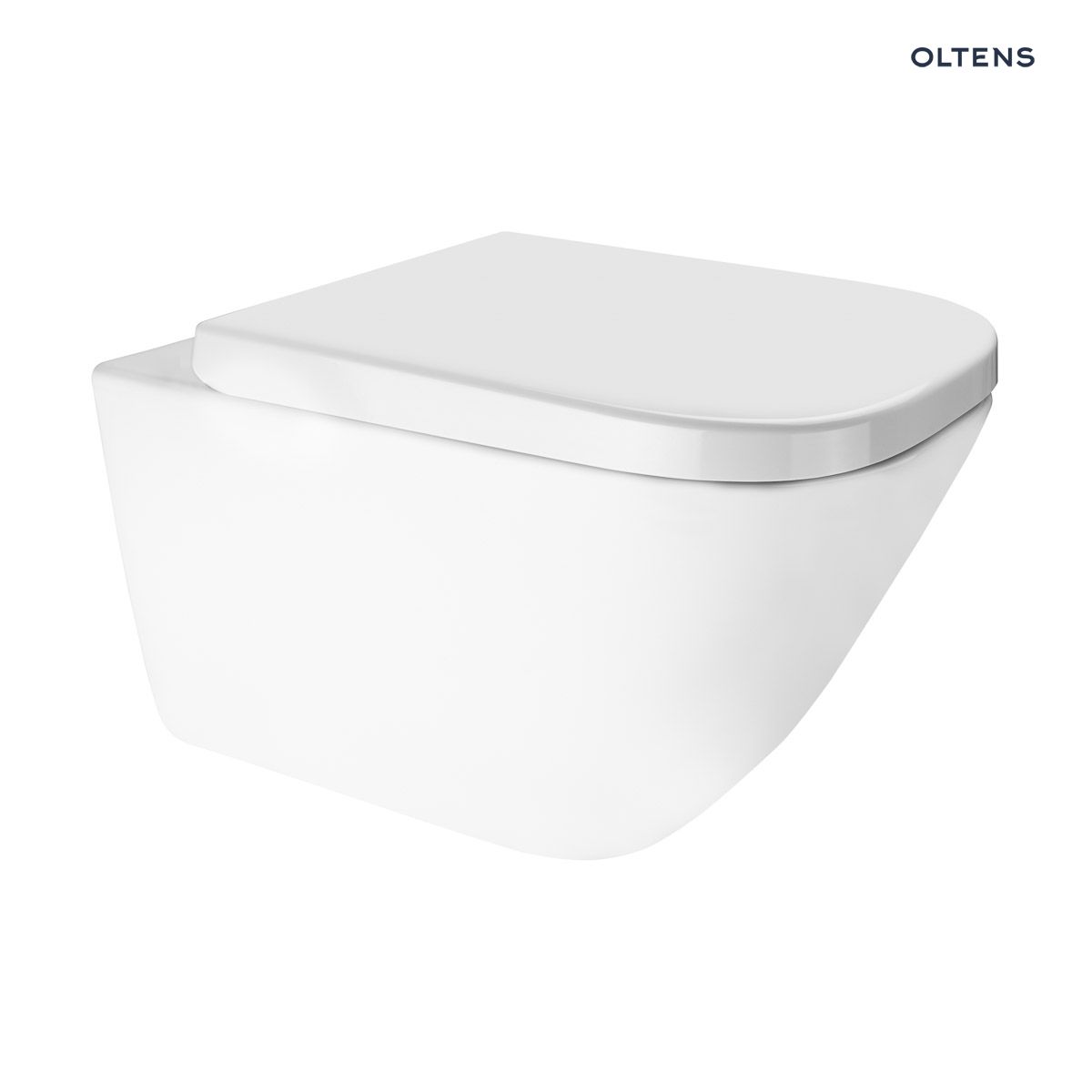 Oltens Hadsel Stille miska WC wisząca PureRim z powłoką SmartClean biała