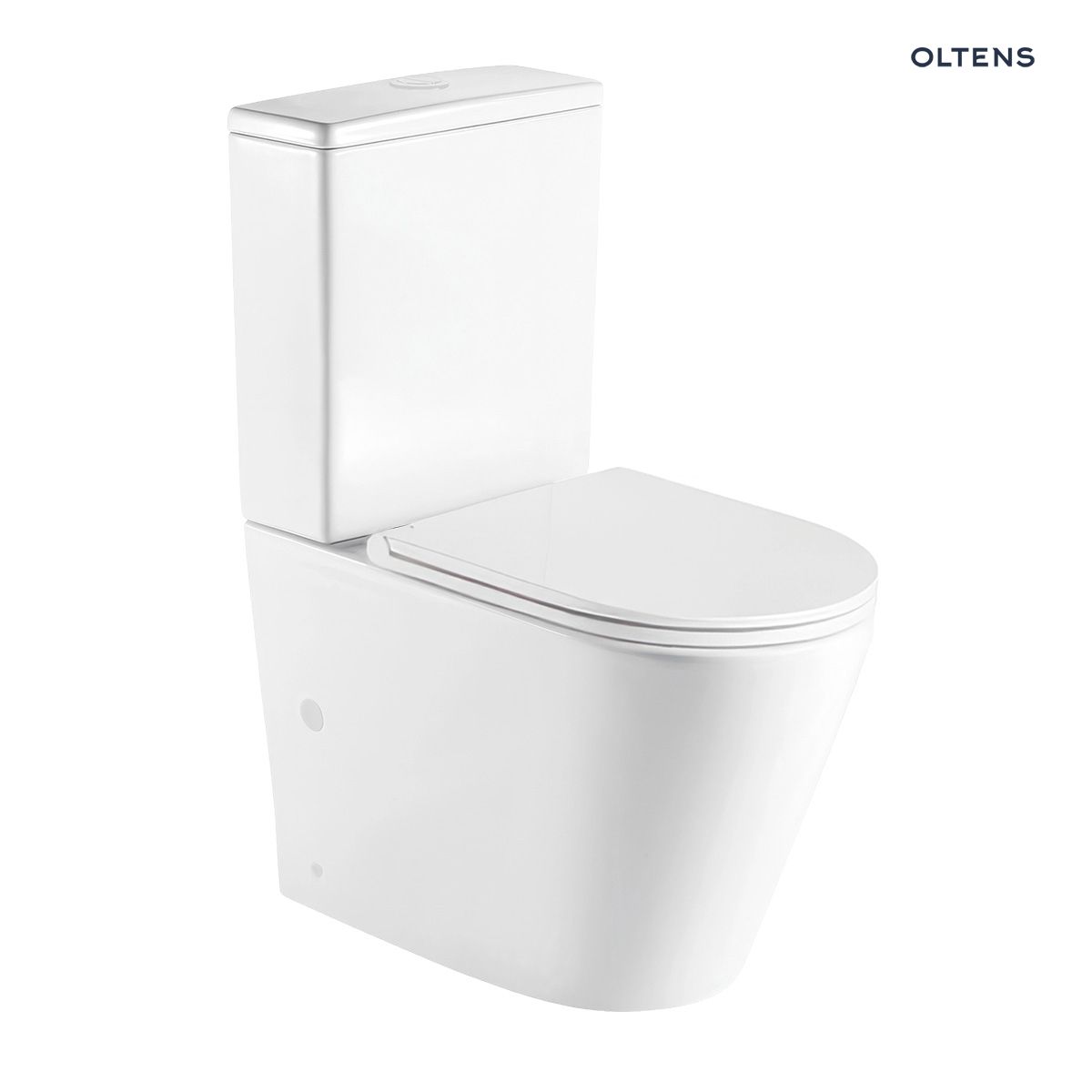 Oltens Jog Stille kompakt miska WC spłukiwanie wirowe biały