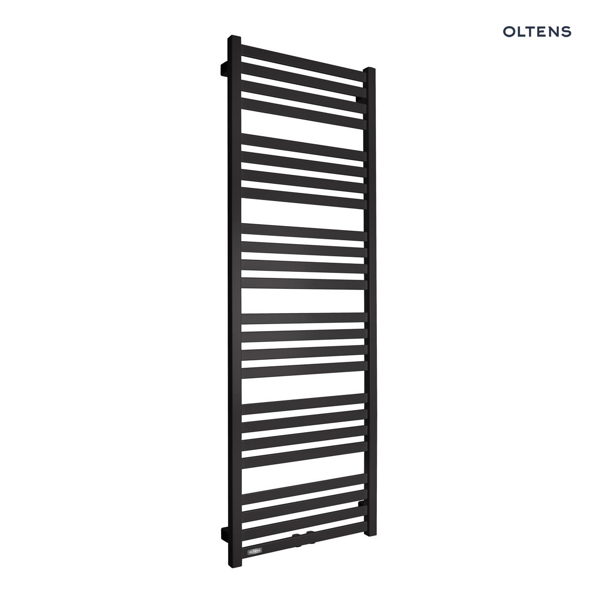 Oltens Vanlig grzejnik łazienkowy 146x50 cm czarny mat