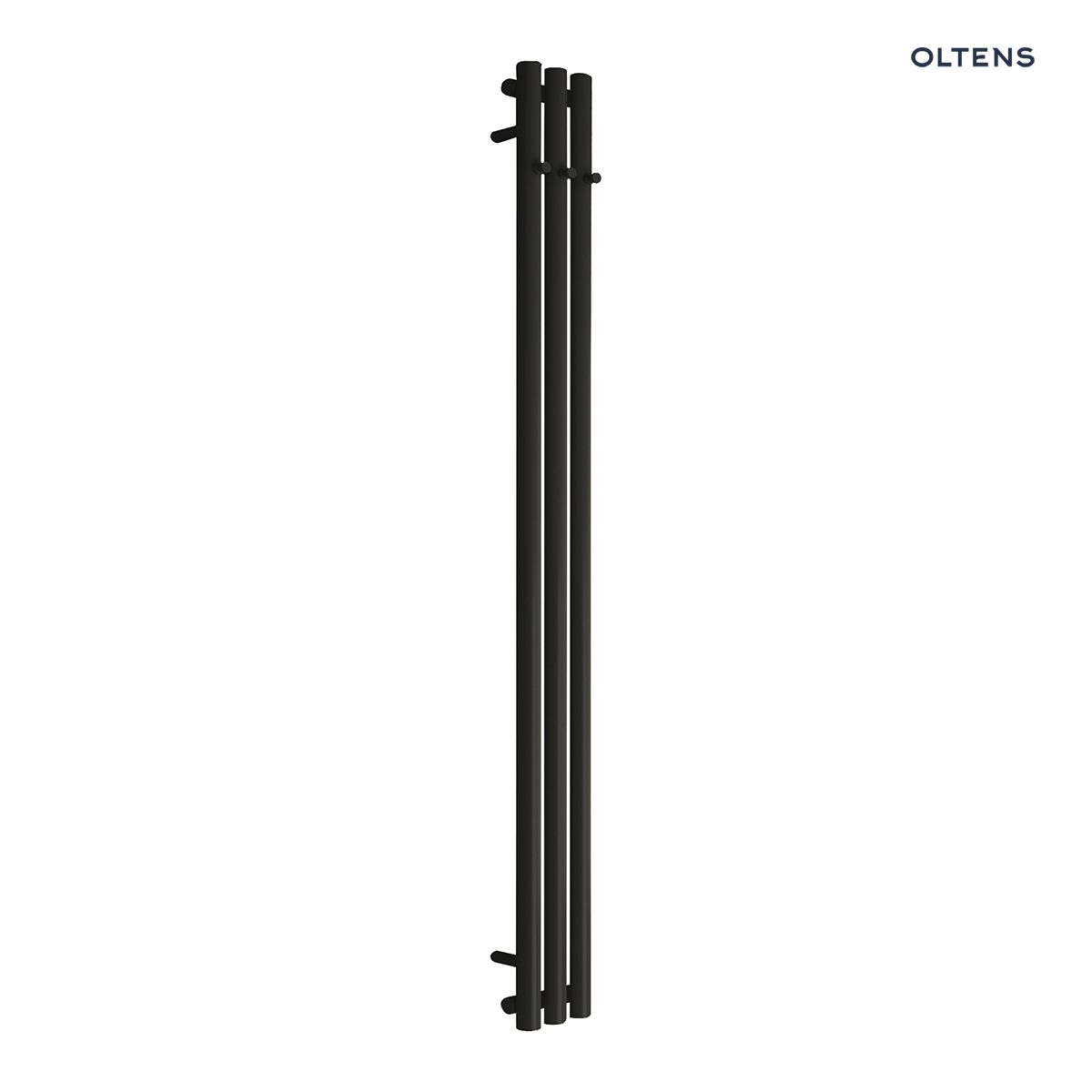 Oltens Stang grzejnik łazienkowy 150x15 cm czarny