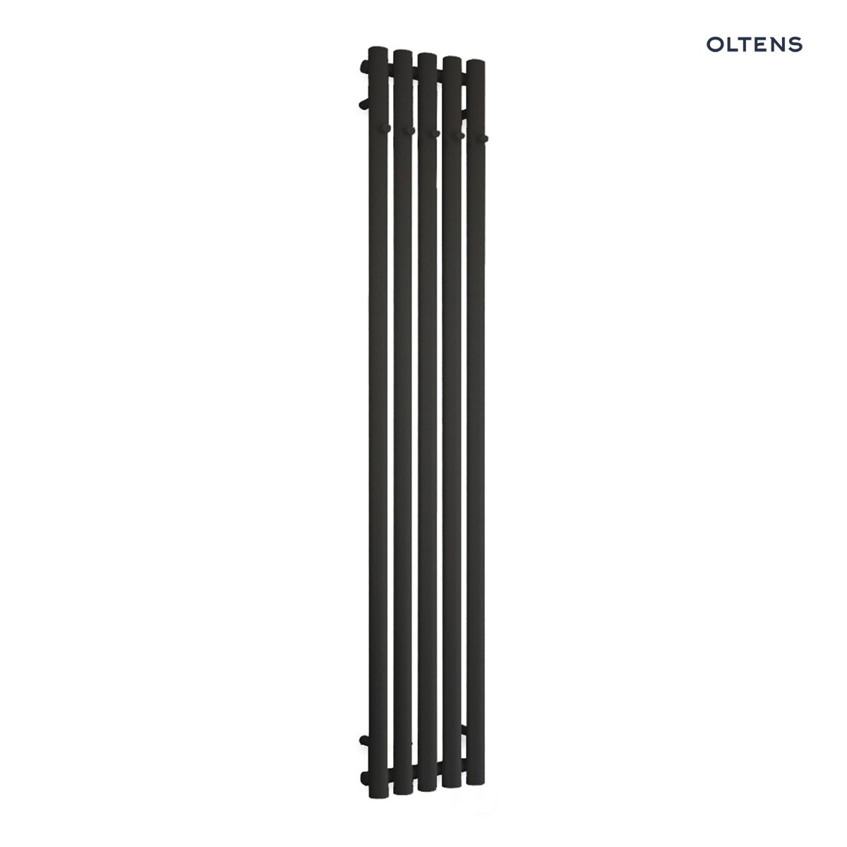 Oltens Stang grzejnik łazienkowy 150x26 cm czarny