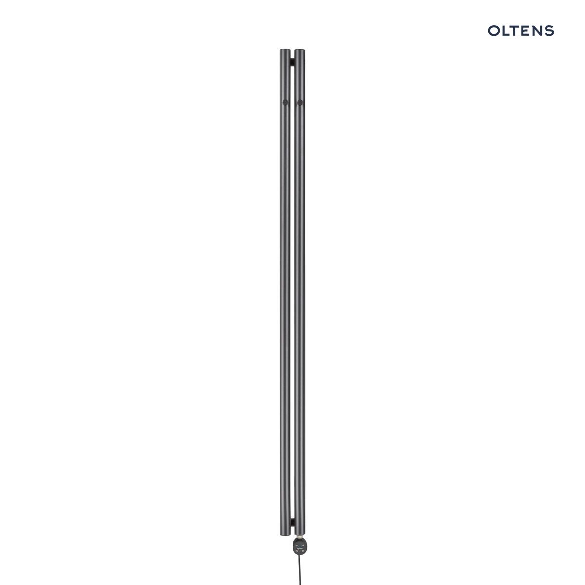 Oltens Stang (e) grzejnik łazienkowy 180x9,5cm elektryczny grafit