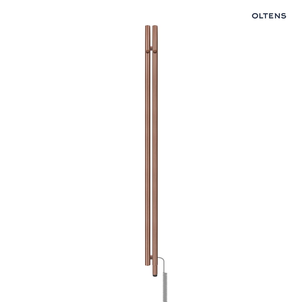 Oltens Stang (e) grzejnik elektryczny 180x9,5 cm miedź szczotkowana