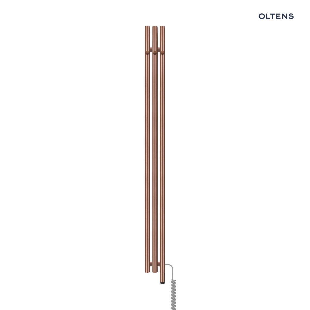 Oltens Stang (e) grzejnik elektryczny 180x15 cm miedź szczotkowana