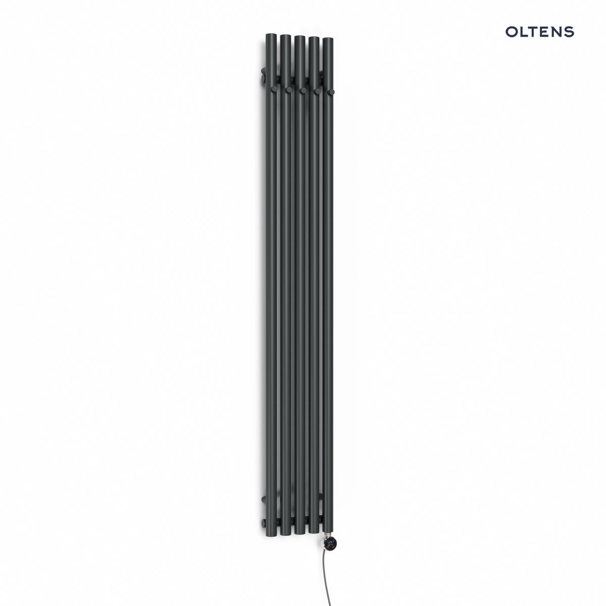 Oltens Stang (e) grzejnik łazienkowy 180x26 cm elektryczny grafit