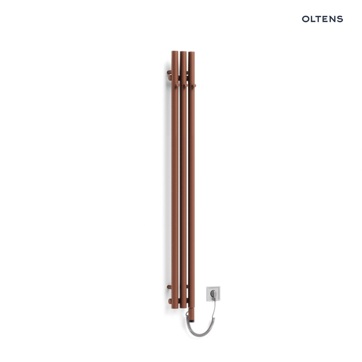 Oltens Stang (e) grzejnik elektryczny 150x15 cm miedź szczotkowana