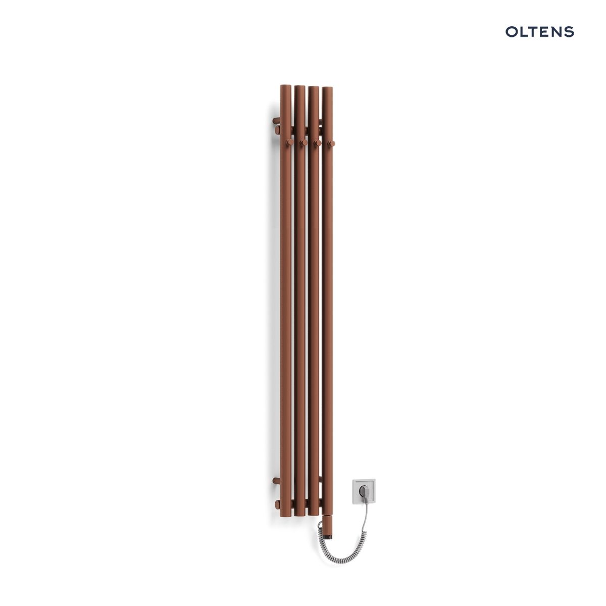 Oltens Stang (e) grzejnik elektryczny 150x20,5 cm miedź szczotkowana
