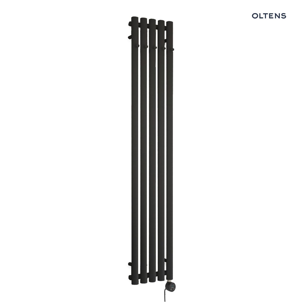 Oltens Stang (e) grzejnik łazienkowy 150x26 cm czarny