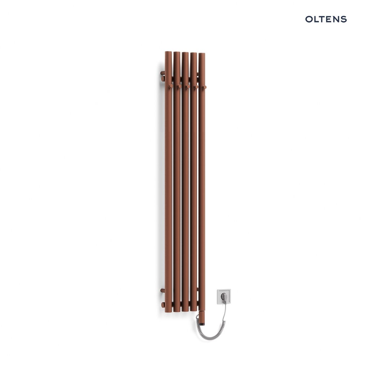 Oltens Stang (e) grzejnik elektryczny 150x26 cm miedź szczotkowana