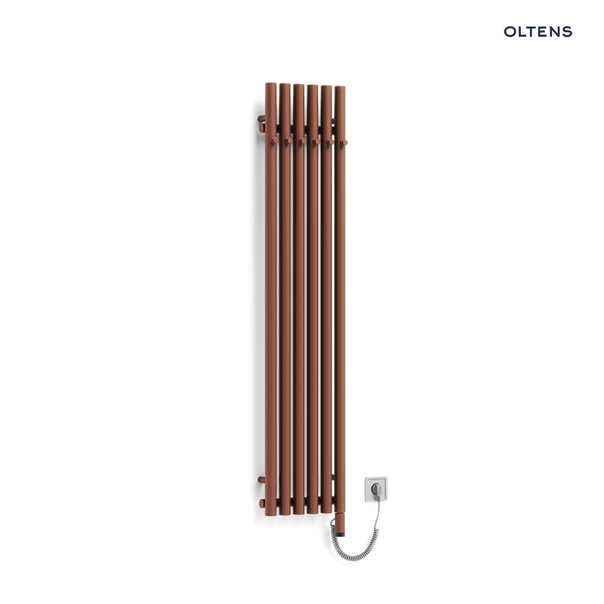 Oltens Stang (e) grzejnik elektryczny 150x31,5 cm miedź szczotkowana
