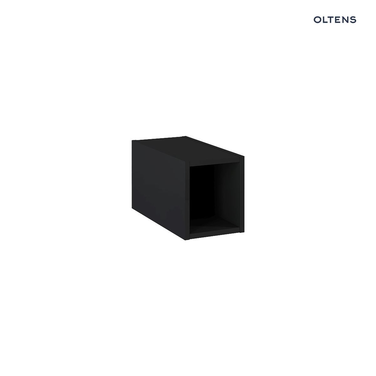 Oltens Vernal szafka 20 cm wisząca czarny mat