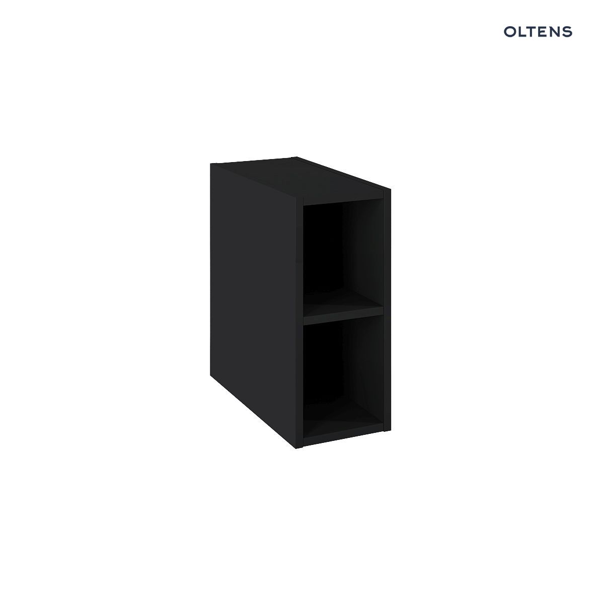Oltens Vernal szafka 20 cm wisząca czarny mat