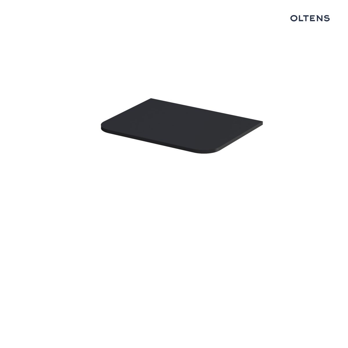 Oltens Hamnes blat naszafkowy 60 cm czarny mat