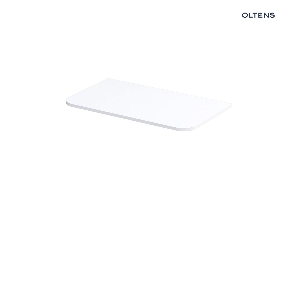 Oltens Hamnes blat naszafkowy 80 cm biały mat