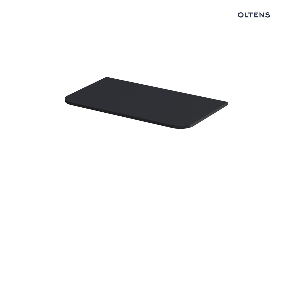 Oltens Hamnes blat naszafkowy 80 cm czarny mat