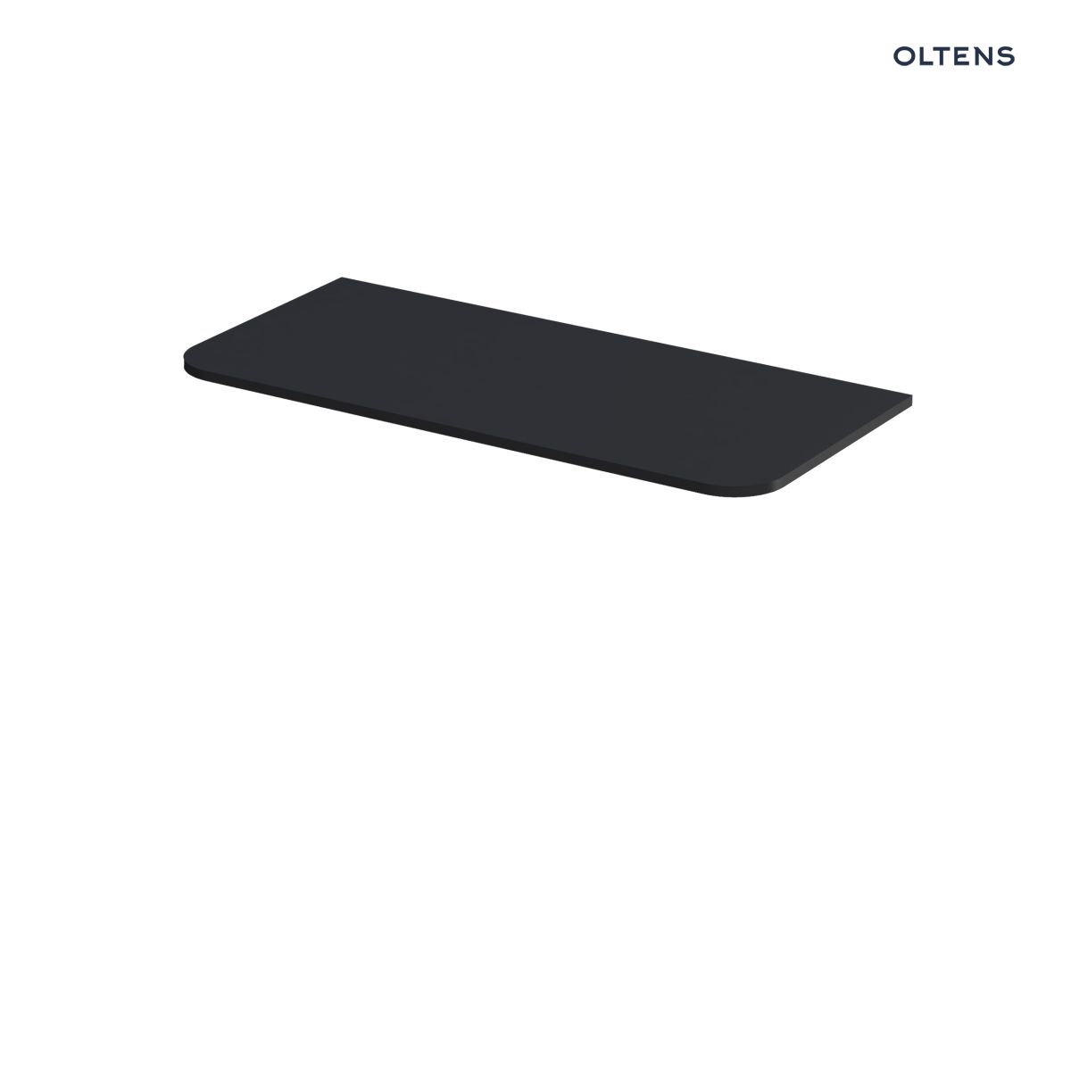 Oltens Hamnes blat naszafkowy 100 cm czarny mat